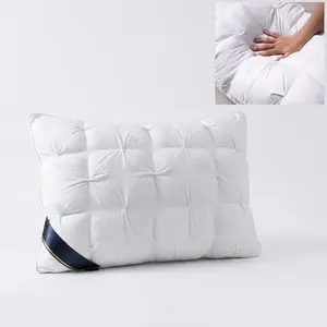 Luxury Neck Support Hotel Pillow, Super Soft Breathable Bed Pillow, Sleep Massage Cushion, Moisture-Wicking Home Bed Pillow