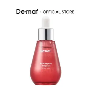 [De:maf Official] EGF Peptide Ampoule 1.86 fl. oz. (55ml) | Youth-Enhancing Hydration | Firming & Anti-Aging  | Fast-Penetrating Serums for sensitive skin | Smooth, Silky Radiant Moisture Repair Restore