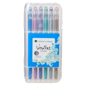 Metallic & Glitter Gel Pen Set - 12pc