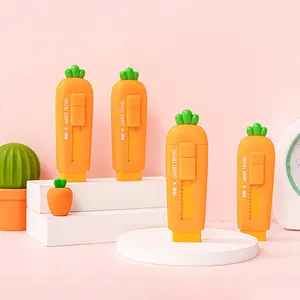 Retractable Push-Pull Eraser, Mechanical Rubber Stick with Refillable Core, Precision Erasing Tool for Office & Art Use