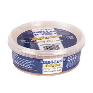 Lauri Lee's Low Sodium Adobo Party Dip Mix - 3 oz. Tub - Hearty and Delicious, Also Great for Toppings - Made in USA