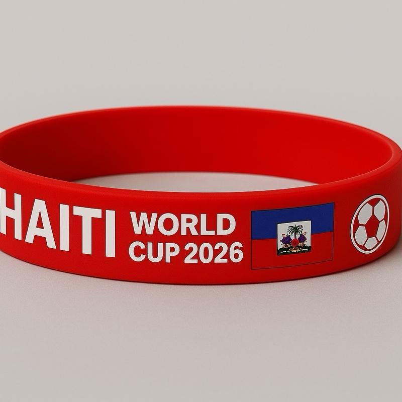 Haiti World Cup 2026 Silicone Bracelet