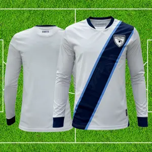 2526 Central North Guateamala Home and Away long sleeves white Soccer Jerseys