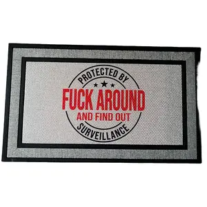 FAFO Security Door mat Non-slip Anti-skid