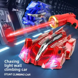 Remote control car with infrared tracking sensor, wall-climbing car, 2.4G remote control drift car, stunt racing car, children's toy Interactive Puppy Kids Camera and Telescope