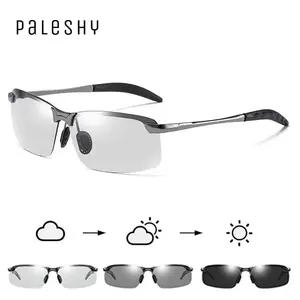 Paleshy Polarized Photochromic Sunglasses | For Men & Women, Day & Night Driving & Outdoor UV Protection | Black Friday Early Access