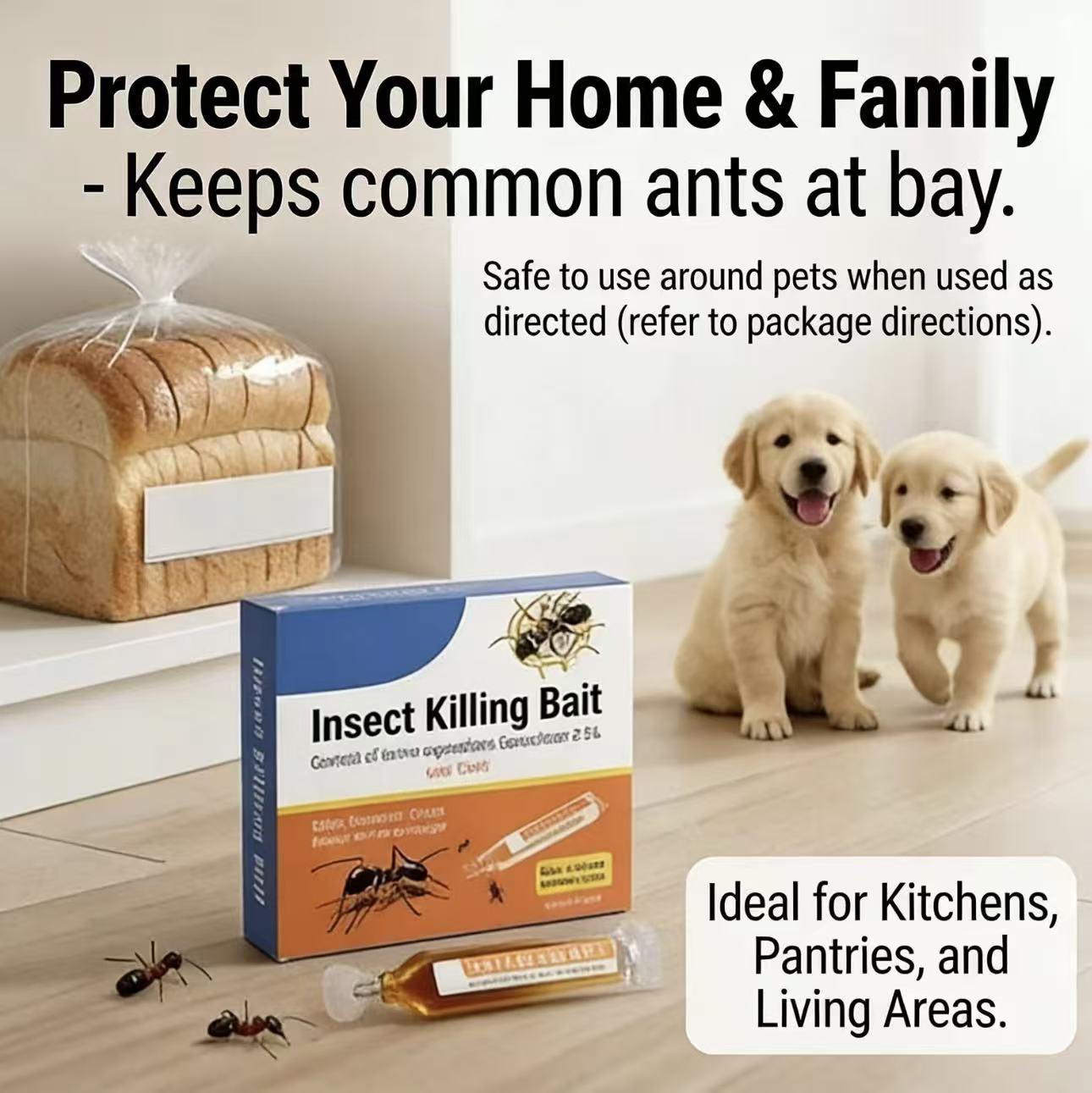 Effective Ant Killer Bait Gel (2 Pieces) | Professional Grade Ant Remover for Home