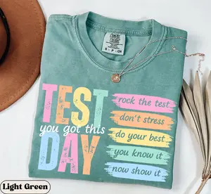 Test Day Teacher Shirt, State Testing TShirt, Test Coordinator Final Exam Week Teacher Team T-Shirt, Motivational Inspiration