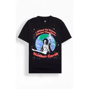 PacSun Men's Jimi Hendrix Mother Earth T-Shirt - Multicolor