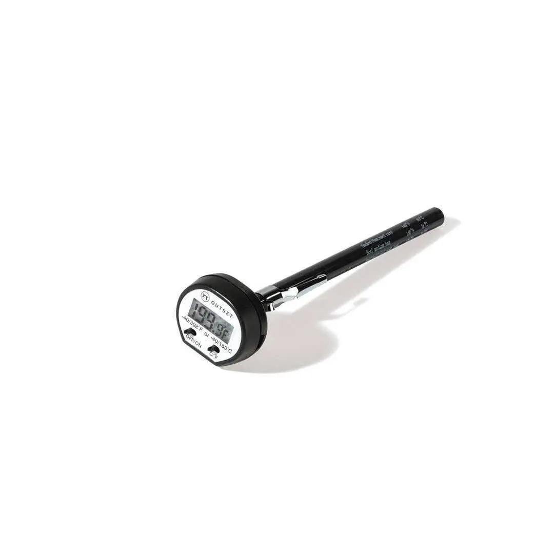 Outset Instant-Read Digital Thermometer, 6" x 1.25"
