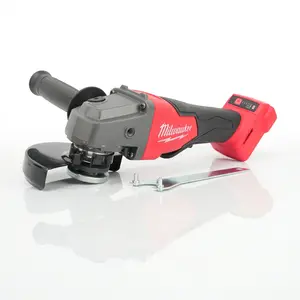 Milwaukee M18 Compact Angle Grinder 125mm Disc 8500 RPM, 4-Stage Speed Control for Cutting Rebar & Exhaust Pipe – No-Lock Paddle Switch, 2.3kg Light – Bare Tool, Use Your Own Milwaukee M18 Battery – For Welders & DIYers