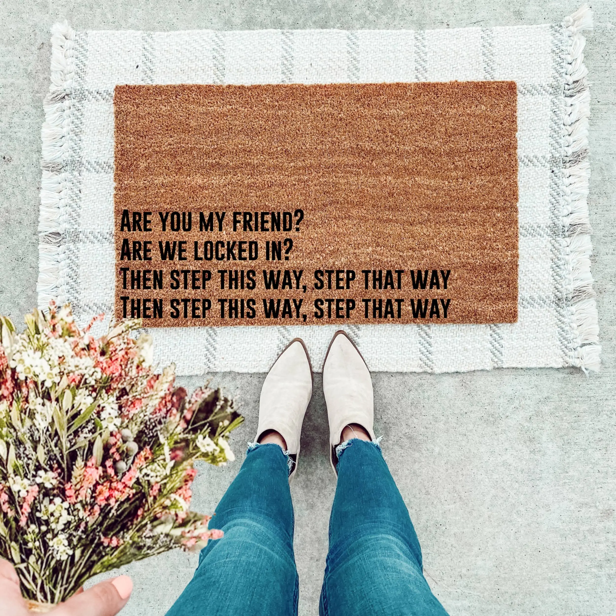 Kendrick L  Inspired Doormat,