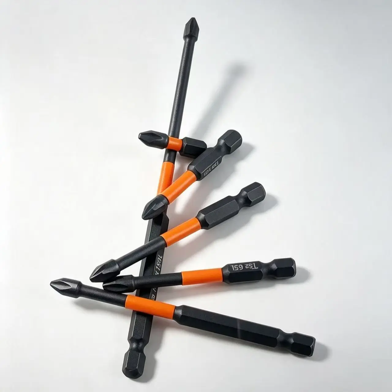 PH2 High-Magnetic Phillips Torque Screwdriver Set - S2 Steel Electric Drill Bits, High Hardness, Comfortable Non-Slip Grip, 25mm/50mm/65mm/70mm/90mm/150mm Sizes, Summervibes Father’s Day Gift