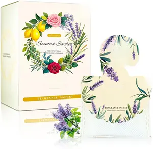 15 Packs Lavender Scented Sachets Bag for Drawers and Closets, Air Freshener for Home Fragrance Sachet, Long-Lasting Hanging Closet Deodorizer Smell Goods for House Aroma Box