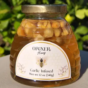 Garlic Infused Honey 12 oz