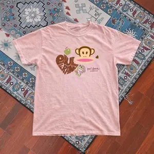 Paul Frank Graphic Baby Tee – Y2K Vintage Cartoon Aesthetic Top