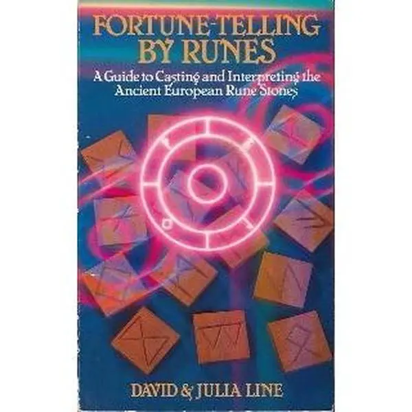 USED Book - Fortune-Telling by Runes by David Line (Paperback) - english