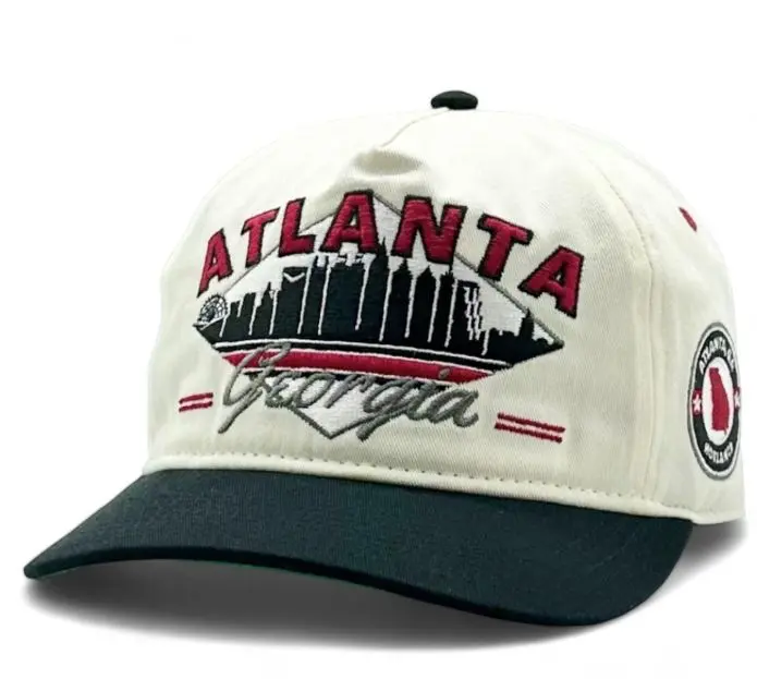 TOP ATLANTA OLYMPIC GAMES SNAPBACK GAME HAT CAP WHITE BLUE OLYMPICS NEW