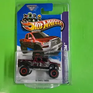 Hot Wheels Toyota Tundra 2010 - Red & Black Monster Truck Collectible Model Car Super treasure Hunt