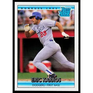 Eric Karros 1992 Donruss #16 Los Angeles Dodgers