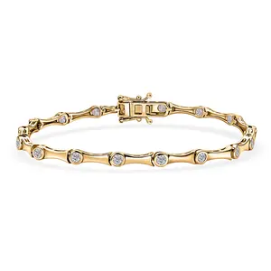 Moissanite 1.50 ctw Bracelet 7.25 In