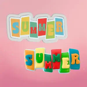 Summer Plaque Cookie Cutter