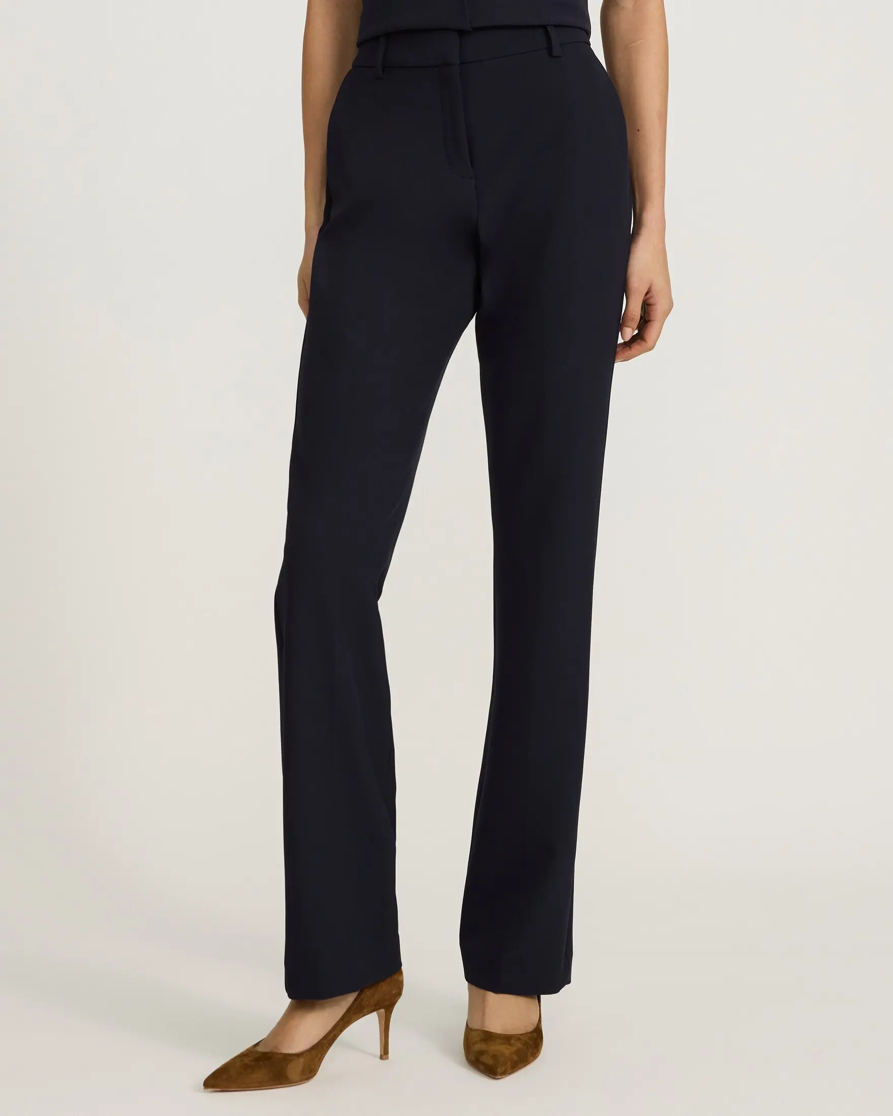 Express Editor Studio Stretch Twill Mid Rise Bootcut Pant