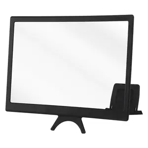 12 Inch Phone Screen Magnifier, Universal Projector Phone Stand, Curved Design, Adjustable Angle, Perfect for Enhanced Viewing Experience