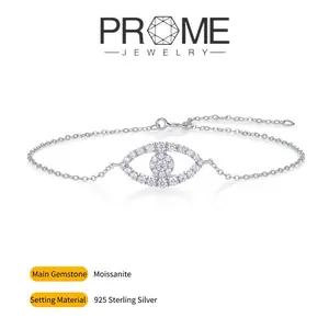 (J041) S925 Silver Bracelet（16CM+5CM）Synthetic Moissanite : Timeless Protection and Elegance for Daily and Special Moments