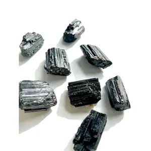 Raw Black Tourmaline, Set of 2