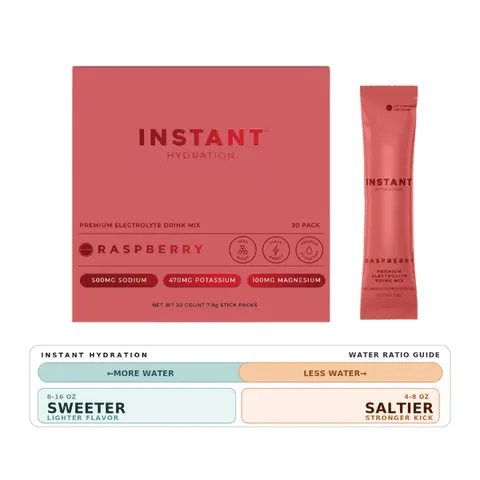 Instant Hydration Premium Salt Electrolyte Drink Mix Sticks, Sugar Free Packets