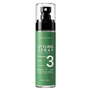 Styling Spray, Hair Volumizing Spray Hair Fluff Spray  Anti Flat Hair Spray Hold Spray Daily Hair Styling - For Longer Wear Withstand Wet Sweat Rain Wind Gel Haircare No Fragrance Sustain Moisture 3.38fl.oz