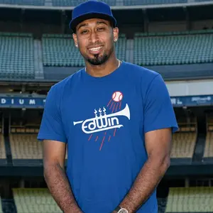 Edwin Diaz Narco trumpet LA shirt