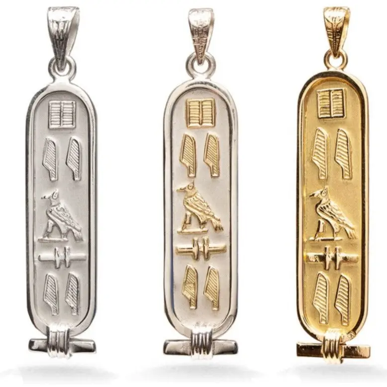 PEACE Egyptian Cartouche Pendant - Made in Egypt