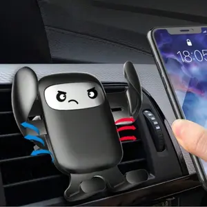 Cute Car Air Vent Phone Holder, Universal Car Air Outlet Clip, Smartphone Bracket, Mobile Phone Stand, Car Cellphone Mount, Auto Accessories