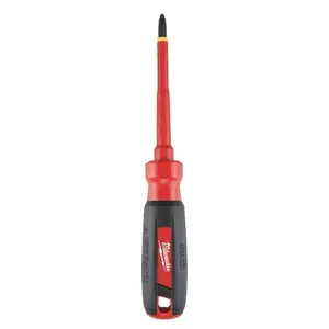 Milwaukee 48-22-2212 #2 Phillips 4" 1000V Insulated Screwdriver