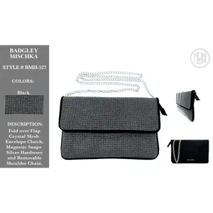 Badgley Mischka Luxe Woven Chain Bag