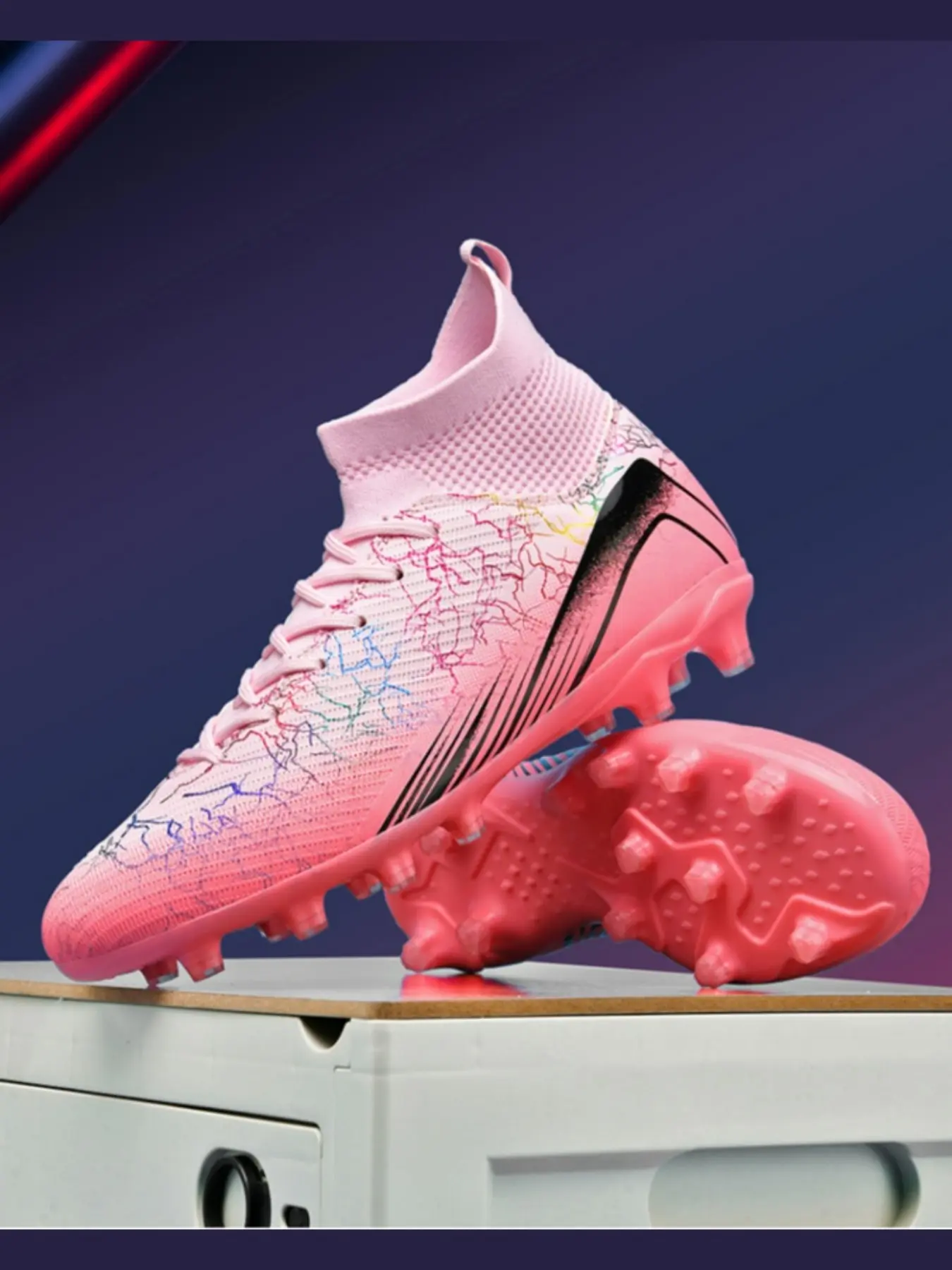 Vintage Ag Cleat Soccer Shoes, Unisex Artificial Grass Sports Sneakers for Indoor Outdoor Track & Field Competitions, Soccer Cleats, Football Cleats, Football Boots