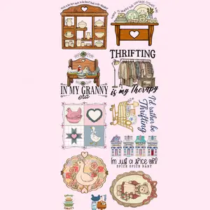 GRANNY AESTHETIC - GANG SHEET BUNDLE