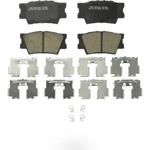 BC1212 QuietCast Premium Ceramic Disc Brake Pad Set - Compatible with Select Lexus ES300h, ES350, HS250h; Pontiac Vibe; Toyota Avalon, Camry, Matrix, RAV4; REAR