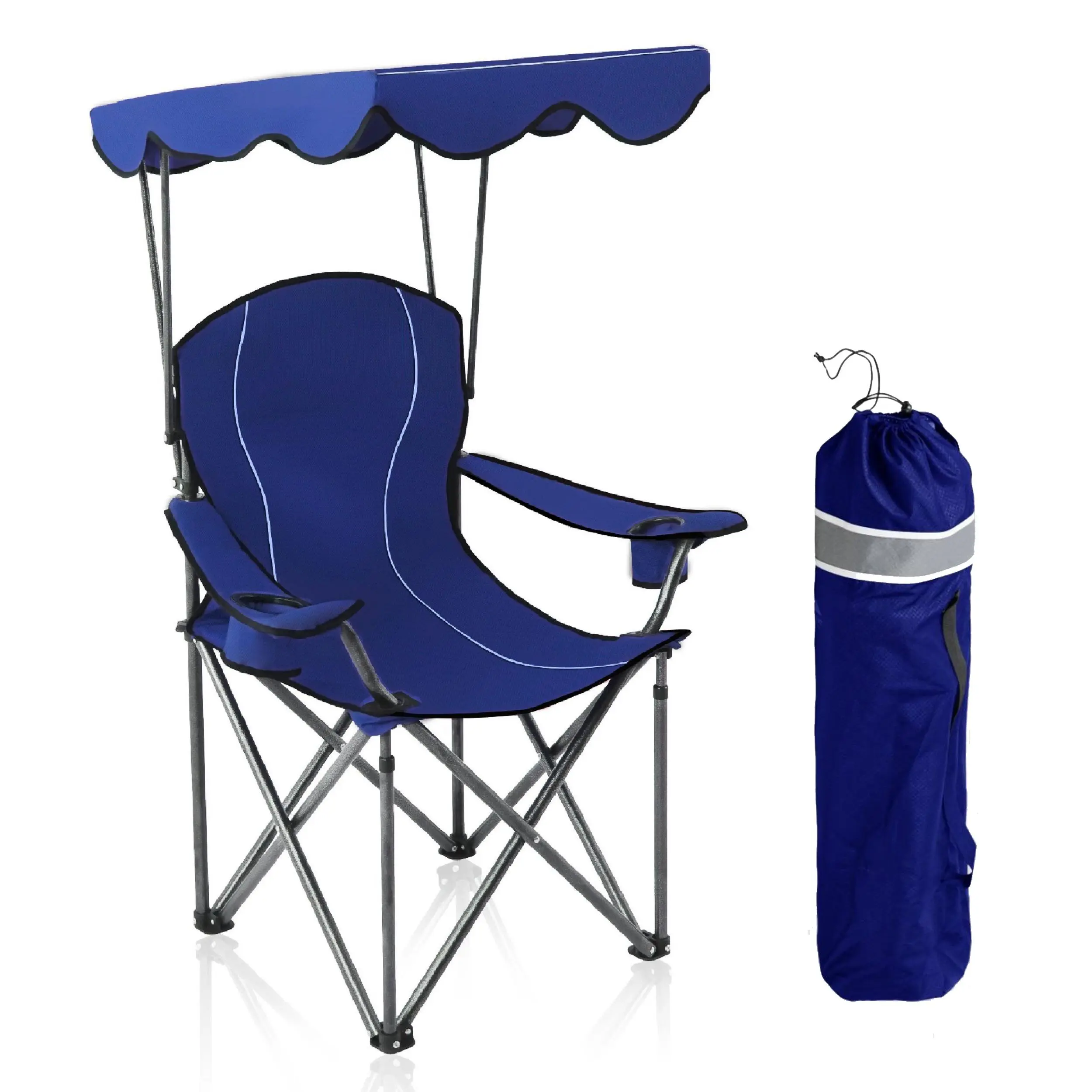 Blue -Solid Back/Seat