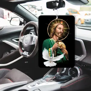 San Judas Car Air Freshener, aromantizantes para carro con oracion