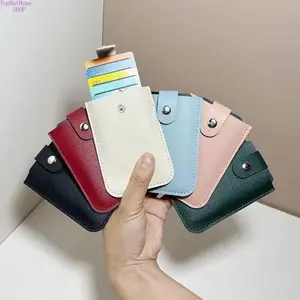 2026 New Pull-Out Card Holder Wallet - Multiple Slots, Large Capacity, Anti-Magnetic RFID Case for ID & Bank Cards, Slim Portable Organizer for Daily Carry & Travel Use