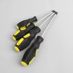 Jhome 4pcs slotted Square Head screwdriver set 4" 6"