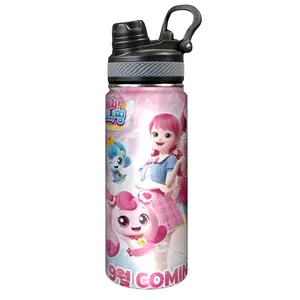 1pc Catch! Teenieping Tumbler - Double-Wall Vacuum Insulated Stainless Steel Cup with Spill-Proof Lid, 18oz Thermal Mug for Hot/Cold Drinks,  Perfect for Camping, Gym, School, Office - Ideal Gift for Holidays, Birthdays