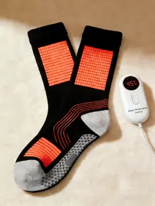 Essential Electric Heated Smart Socks - Smart Temperature Control, Comfortable Winter Wear Warmer (Household Appliance Category)