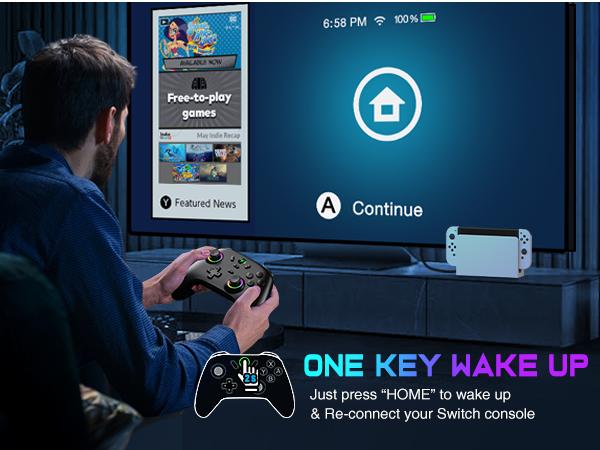 ESYWEN Switch Controller for Nintendo Switch/Lite/OLED, Hall Joystick Wireless Switch Pro Controller support iOS/Android/Windows PC, Switch Remote Joystick Gamepad with RGB/Turbo/Motion Control/Vibration ESYWEN Switch Controller for Nintendo Switch/Lite/OLED, Hall Joystick Wireless Switch Pro Controller support iOS/Android/Windows PC, Switch Remote Joystick Gamepad with RGB/Turbo/Motion Control/Vibration