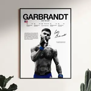 Cody Garbrandt Poster, UFC Wall Print, MMA Wall Print, Fighter Poster, Gift for Him ( Unframed - Print Only )