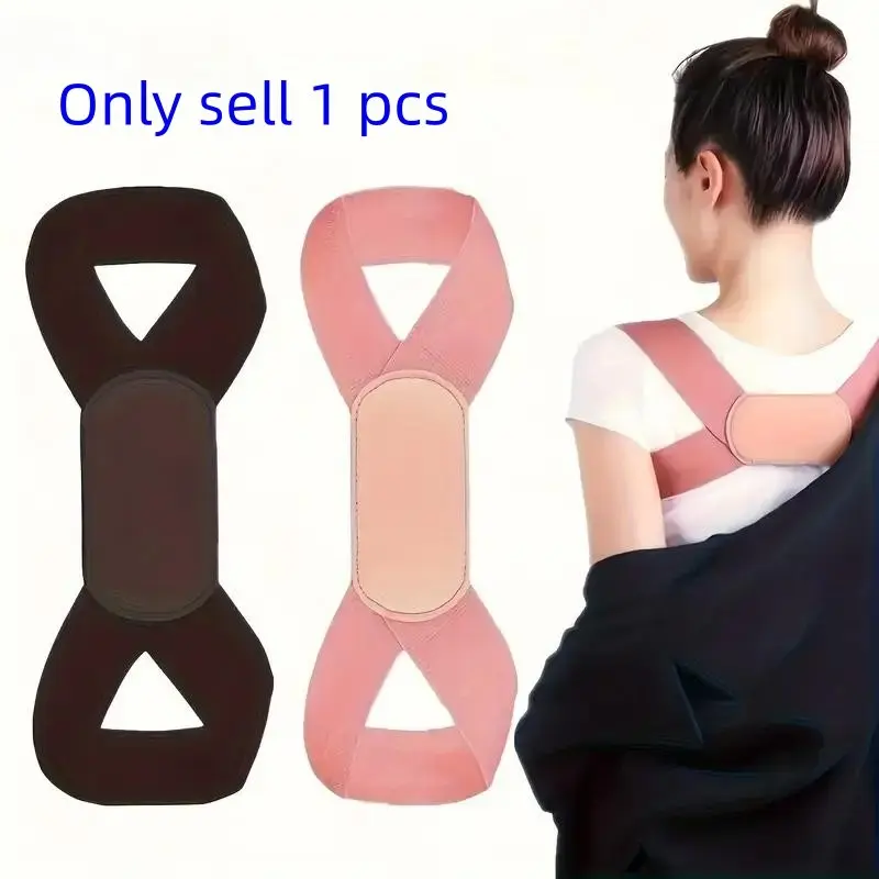 Adjustable Back Posture Trainer, Adjustable Back Brace, Anti Hunchback, Durable Nylon Material, Ideal for Shoulder & Back Alignment, Enhances Strength & Agility, Back Posture Belt, Posture Tool