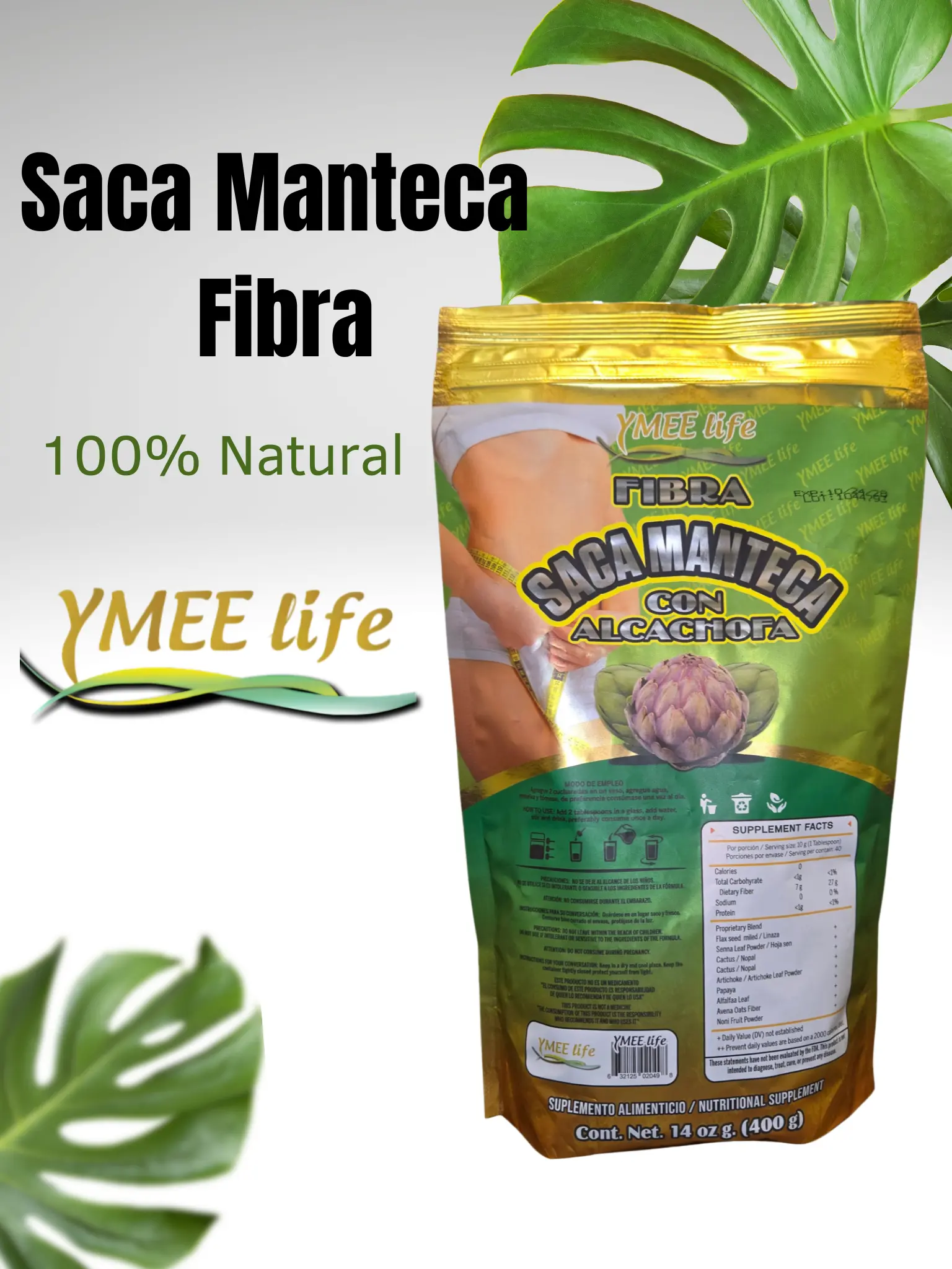 YMEE Life Artichoke Powder Vitamin Formula Supplement - Natural Dietary Supplement for Digestive Support, Natural Supplements